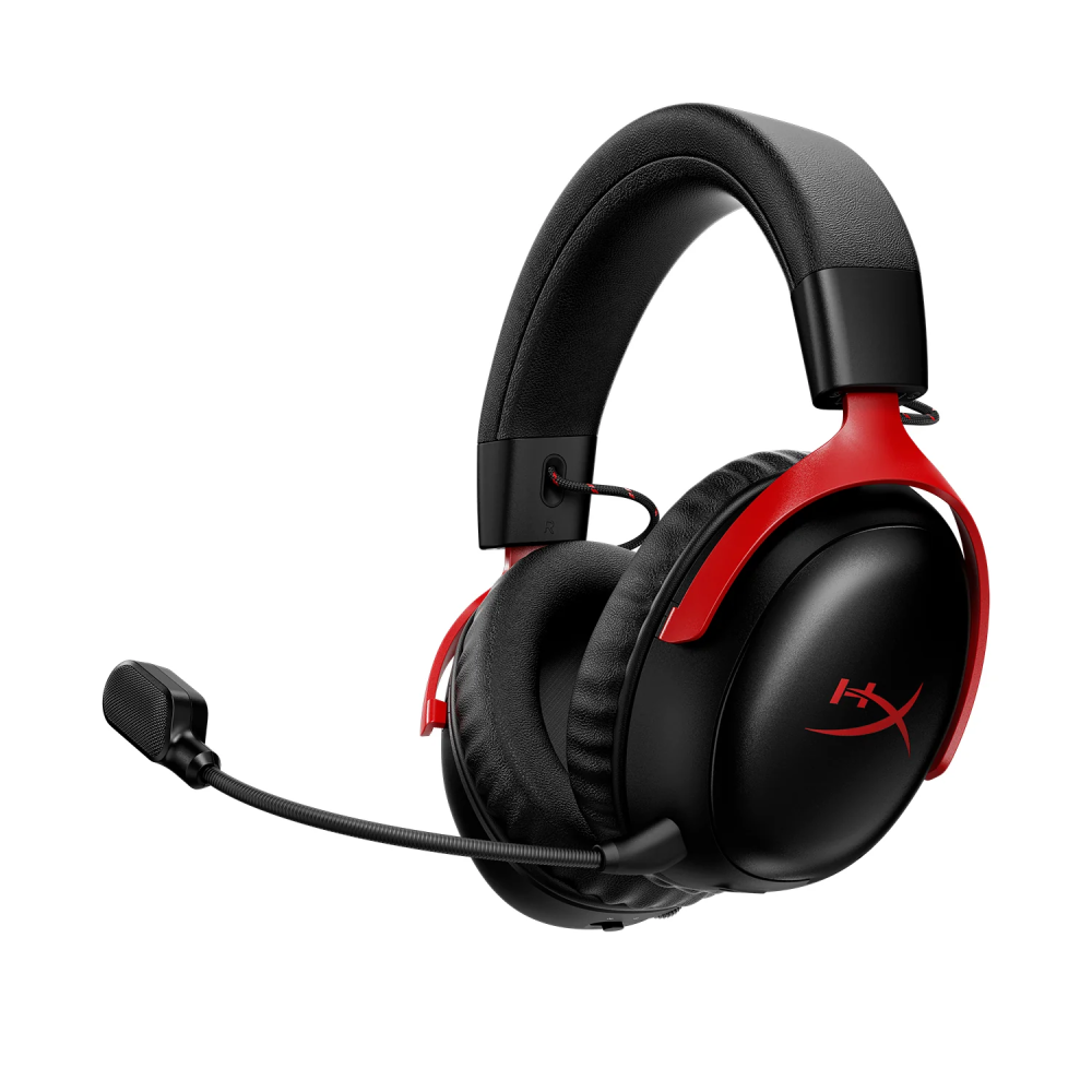 HyperX Cloud III S Wireless Gaming Headset  - Black/Red | A59Z0AA