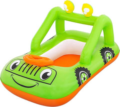 Bestway Inflatable Baby Car Float - Green | P-34169