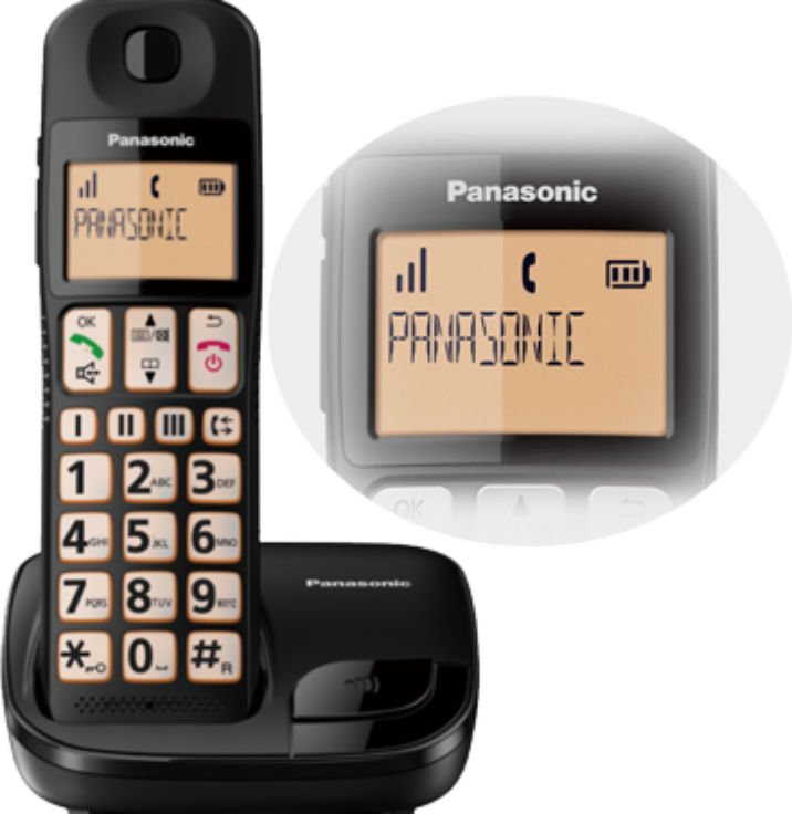 Panasonic Cordless Phone - Caller Id | KX-TGE110#