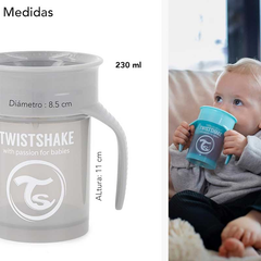 Twistshake 360 Cup 6+m - White | TWI78931
