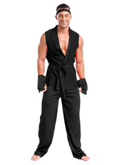 Karate Costume (Top, Pants, Headband, Belt & Gloves) | 99311