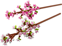 LEGO Cherry Blossoms - Sakura Trees Spring Display Model - 1,364 Pieces | 40725