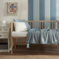 Karaca Home Baby Harper 100% Cotton Comfort Set [Blue] | 8680214393284