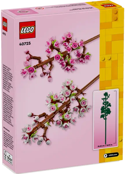 LEGO Cherry Blossoms - Sakura Trees Spring Display Model - 1,364 Pieces | 40725