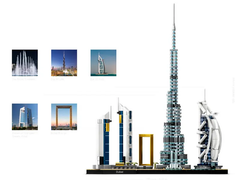 LEGO Architecture Dubai Skyline Building Set | 21052
