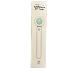 عصا لعبة قطط 2 في 1 قابلة للسحب مع ليزر - أزرق | CT-2IN1-BLU
