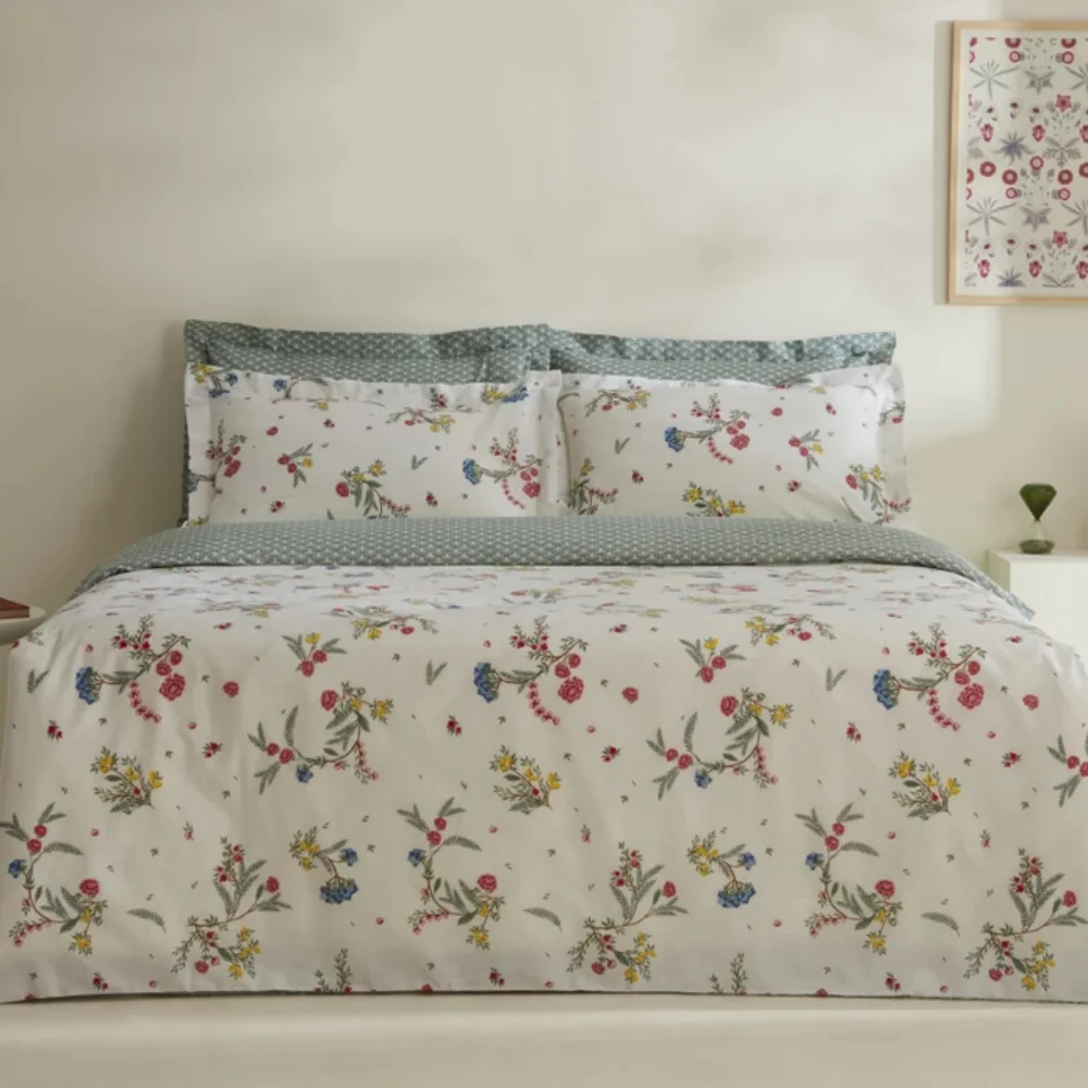 Karaca Home Dina 100% Cotton Double Duvet Cover Set Multicolor | 8680214366424