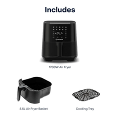 Nutricook Air Fryer 2 5.5L Black |  NC-AF205K