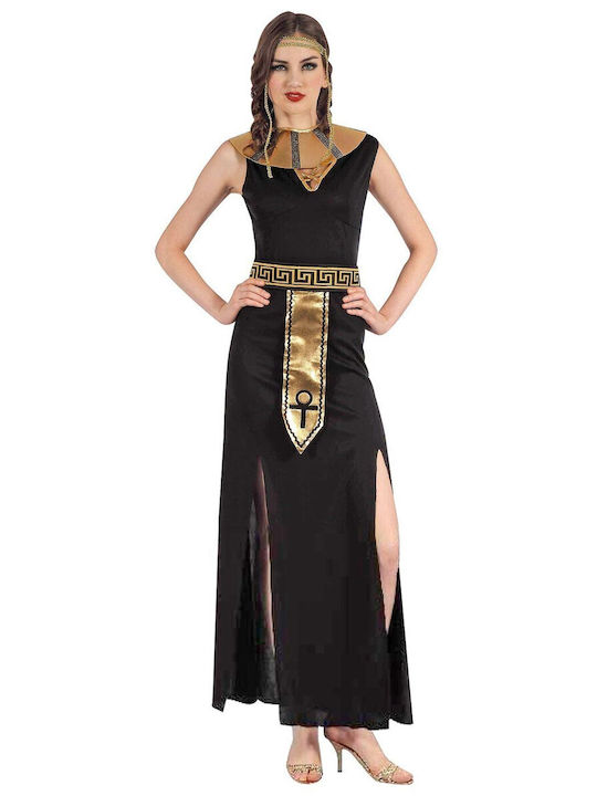Egyptian Queen Costume (Dress, Belt, Collar & Headpiece) | 093094
