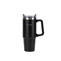 Green Lion Vacuum Travel Mug - Black | GNVACTVMUGBK