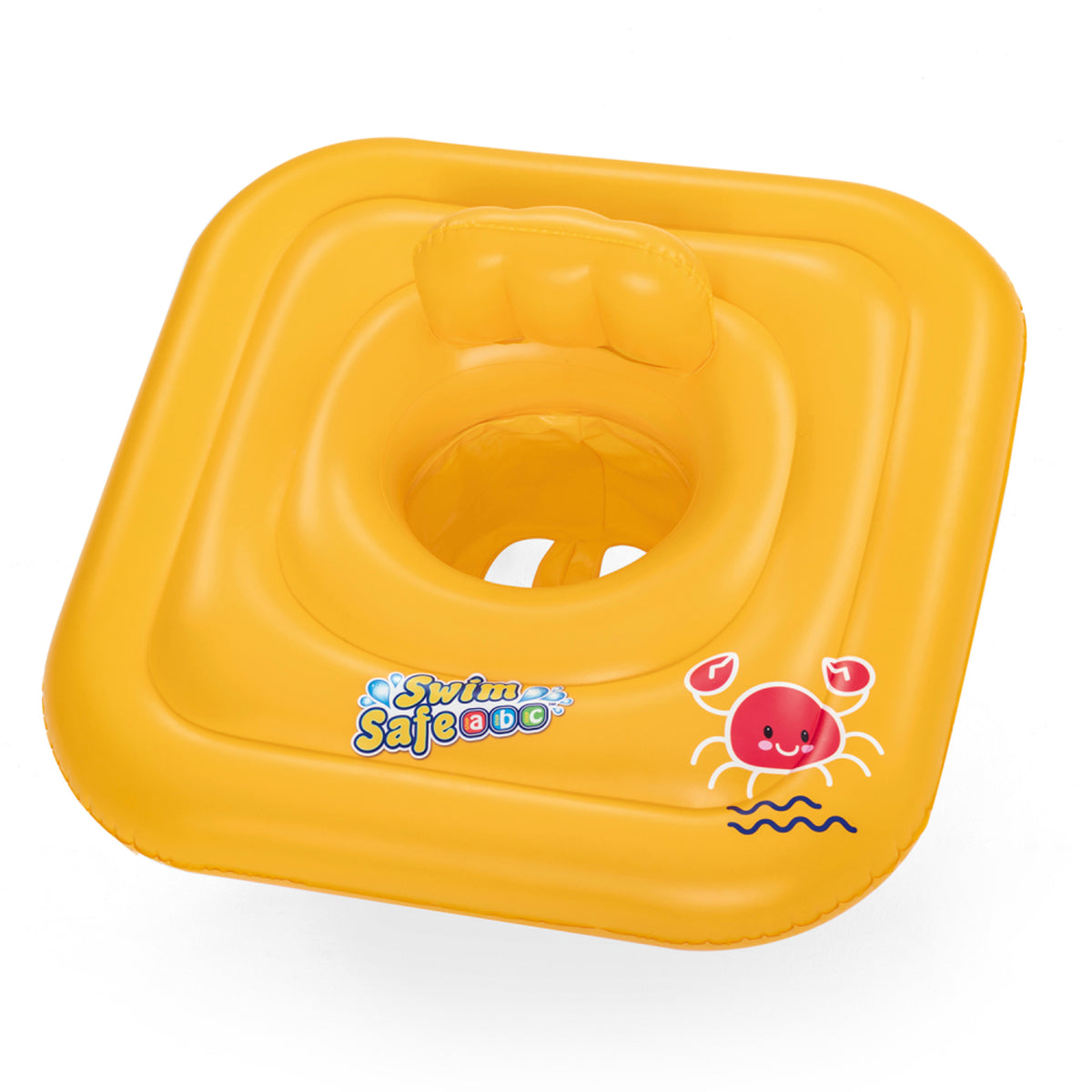 Bestway Swim Safe ABC Inflatable Baby Seat - Yellow | P-32050