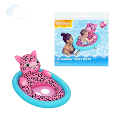 Bestway Inflatable Baby Float - Pink Leopard | P-34180