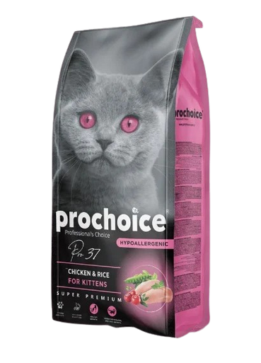 طعام القطط Prochoice Cat Pro 37 للقطط الصغيرة بالدجاج 2 كجم | P4608