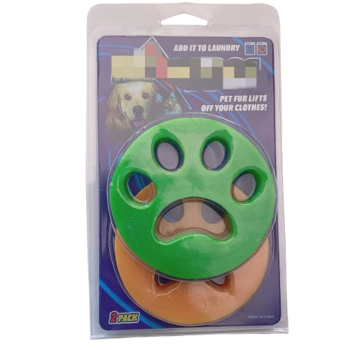 Furzapper Pet Hair Remover - Reusable Rubber Laundry Tool for Dog & Cat Hair (2 Pack)