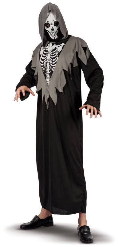 Skeleton Costume (Robe & Hood) | 086786