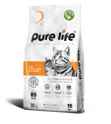 Pure Life Dry Cat Food Kitten Chicken - 15kg | 3269876630200