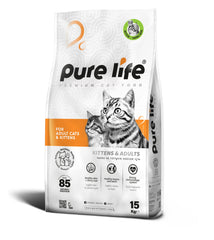 Pure Life Dry Cat Food Kitten Chicken - 15kg | 3269876630200