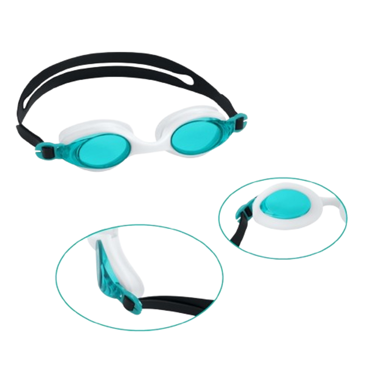 Swimming Goggles - Blue Anti-Fog UV Protection | 21130