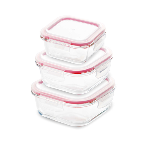 Bergner BG-20251-RD Set 3 Pcs Food Container | BG-20251-RD