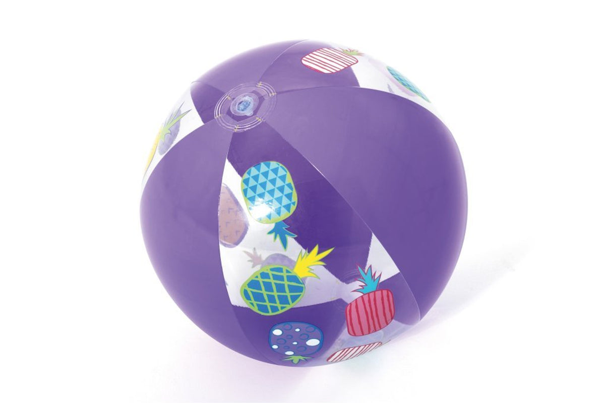 Bestway Inflatable Beach Ball - Purple Tropical Design | P-31036