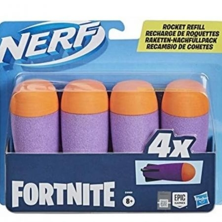 NERF Fortnite Rocket Refill Pack - 4 Darts | HBNRE9989