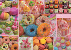 Educa 19904 - Sweet Treats Donuts & Cupcakes 500-Piece Jigsaw Puzzle | 19904
