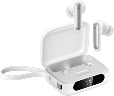 Soundcore by Anker P41i Earbuds with Built-In Phone Charging - White | P41i.WH