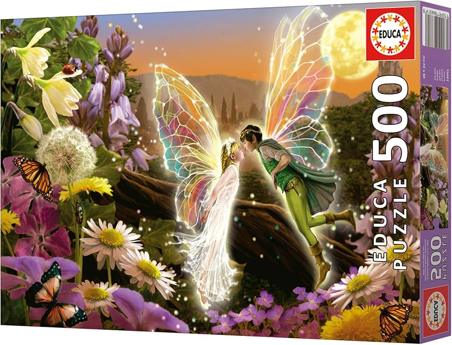 Educa 19907 - Fairy Lovers Enchanted Garden 500-Piece Jigsaw Puzzle | 19907