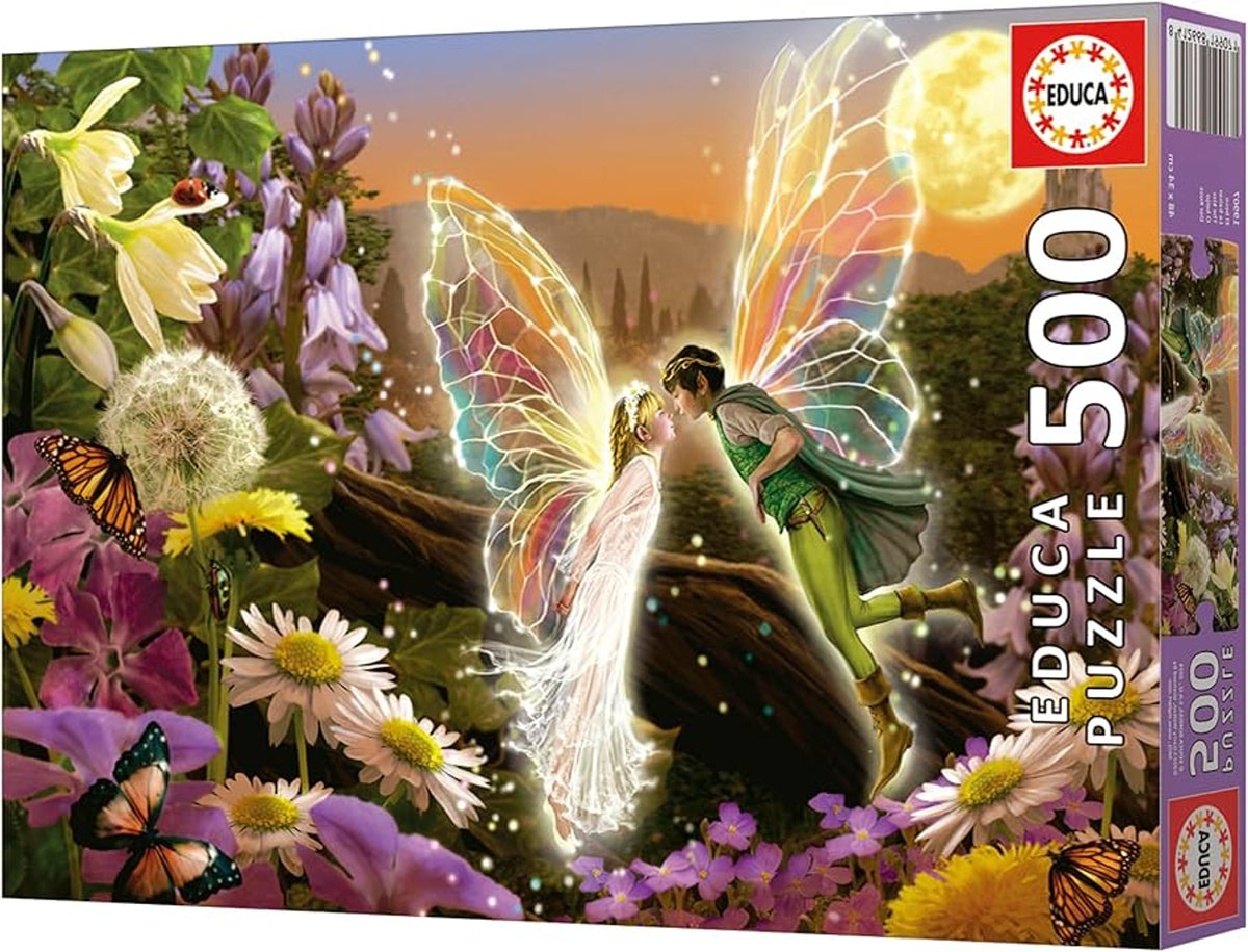 Educa 19907 - Fairy Lovers Enchanted Garden 500-Piece Jigsaw Puzzle | 19907