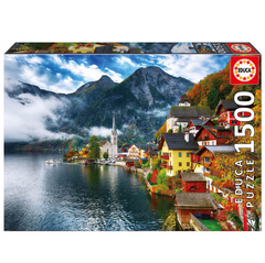 Educa 19939 - Hallstatt Lakeside Village Austria 1500-Piece Jigsaw Puzzle | 19939