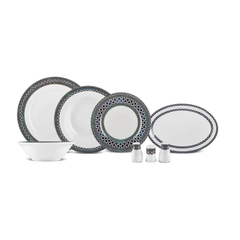 Karaca Elegance Bone Cordoba 53Pcs Dinner Set for 12 People [Gold] | 153.09.01.6384