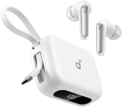 Soundcore by Anker P41i Earbuds with Built-In Phone Charging - White | P41i.WH