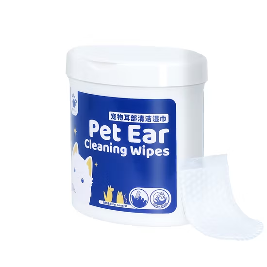Pet Ear Wipes Cleaner - 130 Pieces - Pet Ear Cleaning Wipes for Dogs & Cats