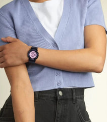 Casio Baby-G Women Analog-Digital Watch - Black / Pink | BA-110PL-1ADR