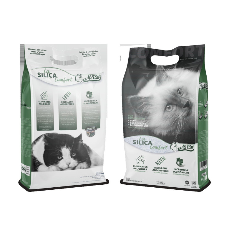 Silica Comfort Unscented Semi-Balls Cat Litter 1.5kg | SMC38
