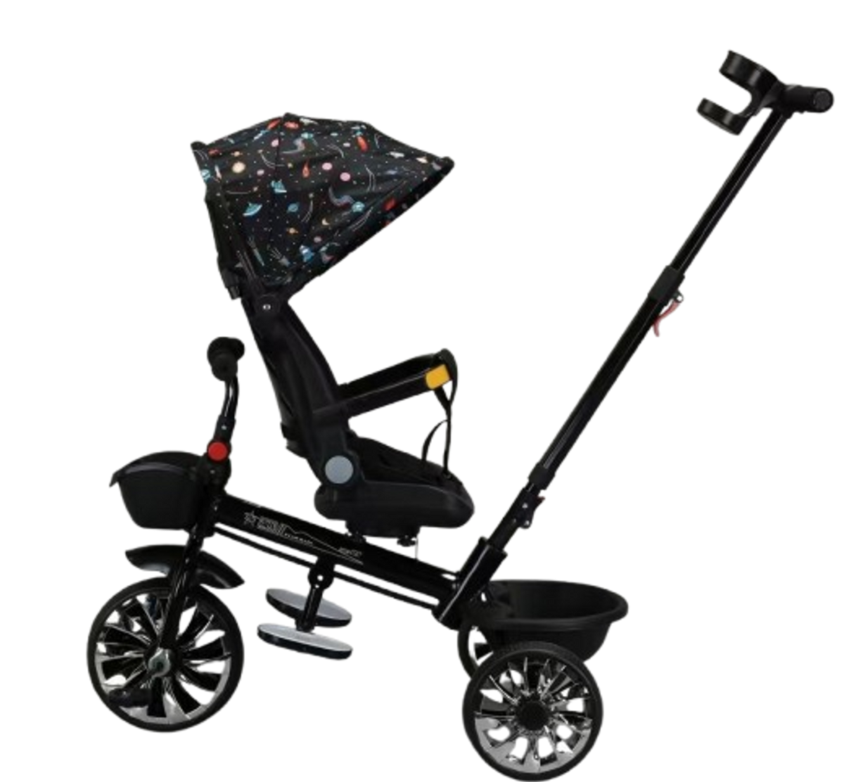 Toddler Push Trike - Safe Stroller Bike with Adjustable Parent Handle | MLX-509