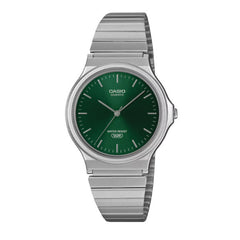 Casio Unisex 3-Hand Watch - Green / Silver | MQ-24DA-3ADF