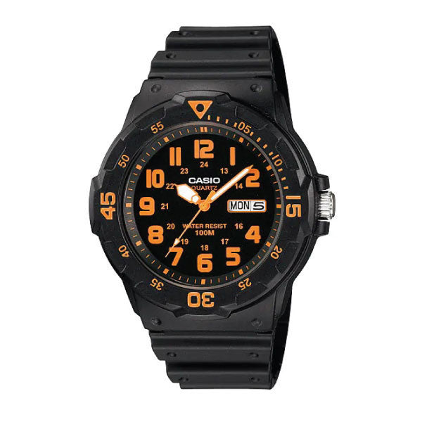 Casio Unisex 3-Hand Watch - Black | MRW-200H-3BVDF