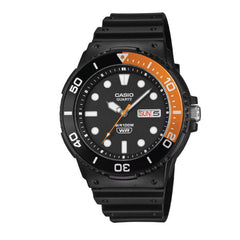 Casio Men 3-Hand Watch - Black / Orange | MRW-230H-1E4VDF