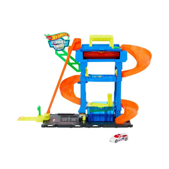 Hot Wheels City Car Wash with Rotating Tunnel Circuit