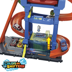 Hot Wheels City Car Wash with Rotating Tunnel Circuit