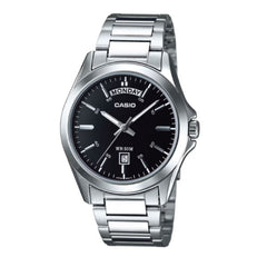 Casio Men 3-Hand Watch - Black / Silver | MTP-1370D-1A1VDF