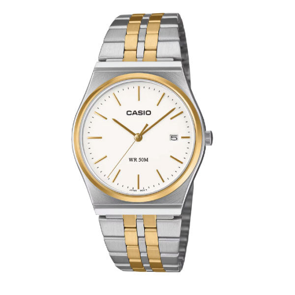 Casio Men 3-Hand Watch - 2-Tone Gold / Silver | MTP-B145SG-7AVDF