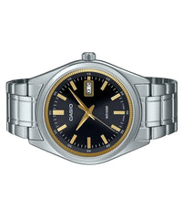 Casio Men 3-Hand Watch - Black / Silver | MTP-B180D-1A2VDF