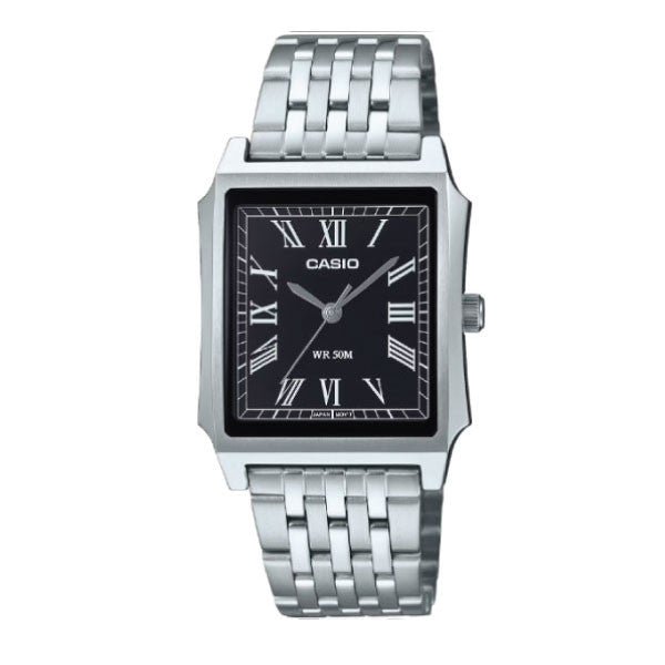 Casio Men 3-Hand Watch - Black / Silver | MTP-B190D-1BVDF