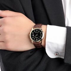 Casio Men 3-Hand Watch - Brown / Gold Plated | MTP-V001GL-1BUDF