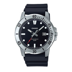 Casio Men 3-Hand Watch - Black / Silver | MTP-VD01-1EVUDF