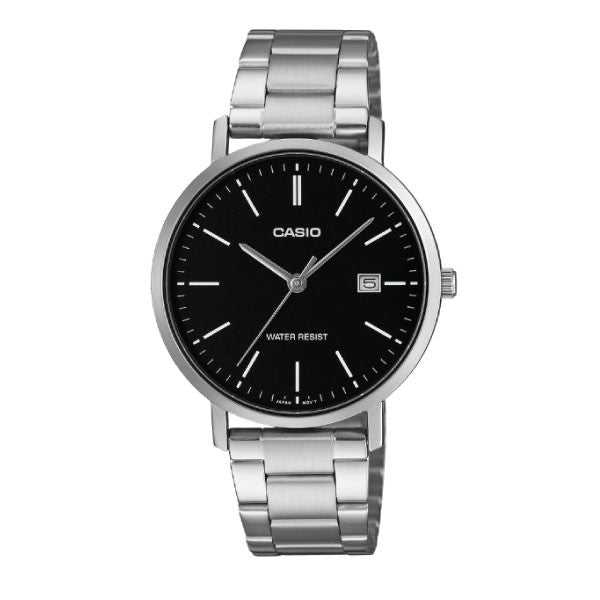 Casio Men 3-Hand Watch - Black / Silver | MTP-VT05D-1EDF