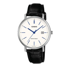 Casio Men 3-Hand Watch - Black / White | MTP-VT05L-7EDF