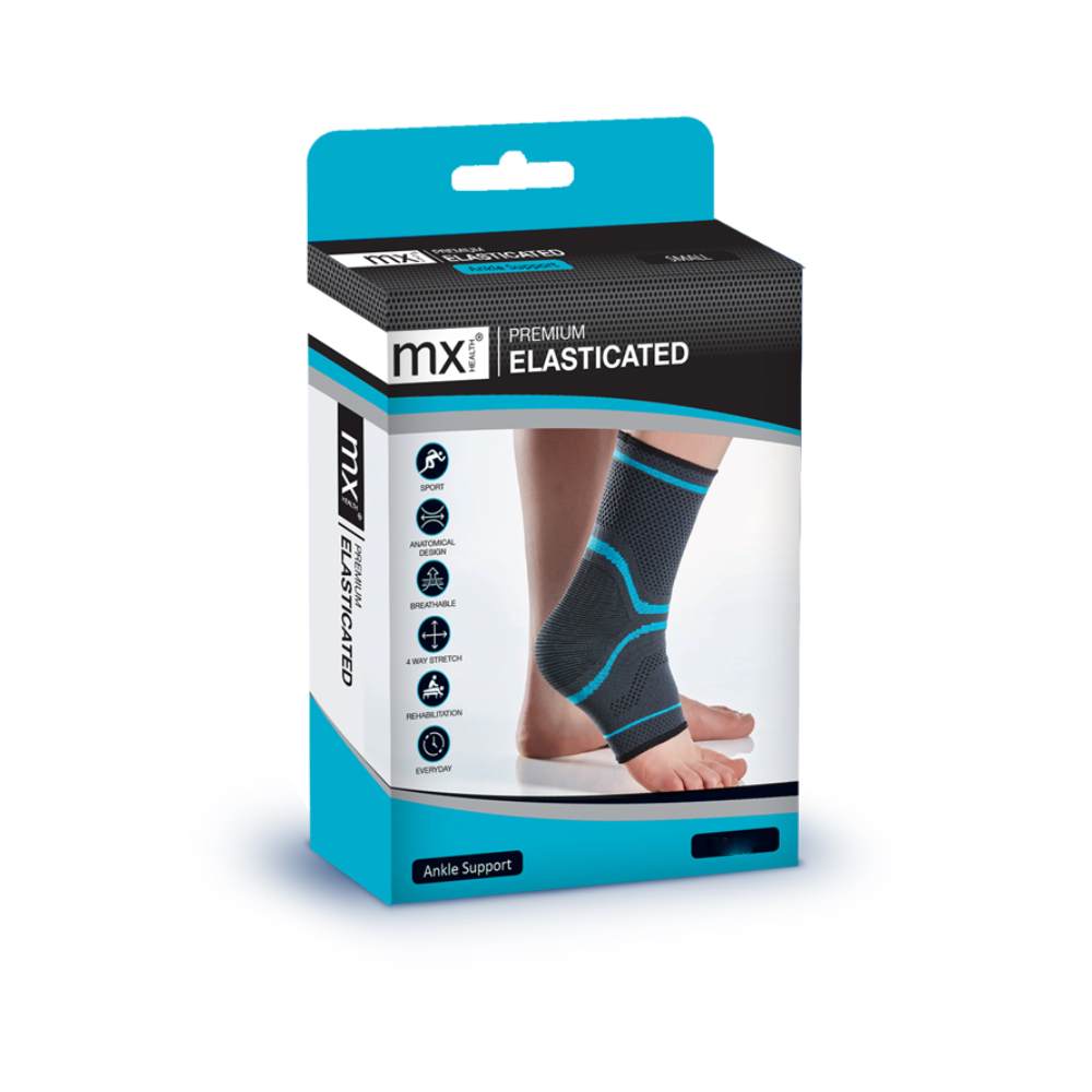 Medinox MX Premium Elasticated Ankle Support - Medium | MX72221